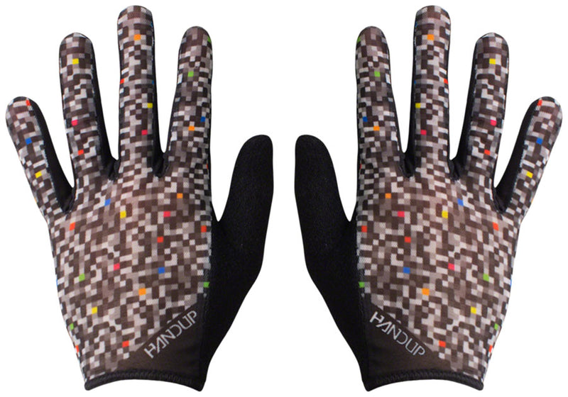 Handup Vented Gloves - Pixelated Full Finger Small