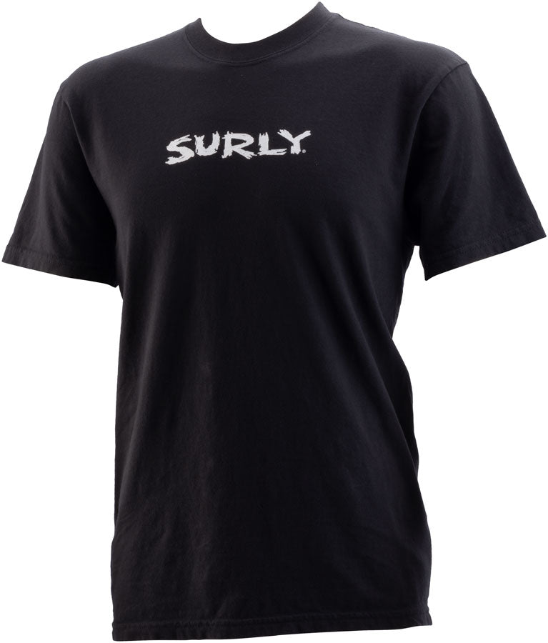 Surly Scratchy Logo Short Sleeve T-Shirt - Unisex Black X-Large