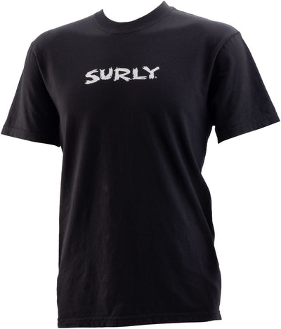 Surly Scratchy Logo Short Sleeve T-Shirt - Unisex Black X-Large