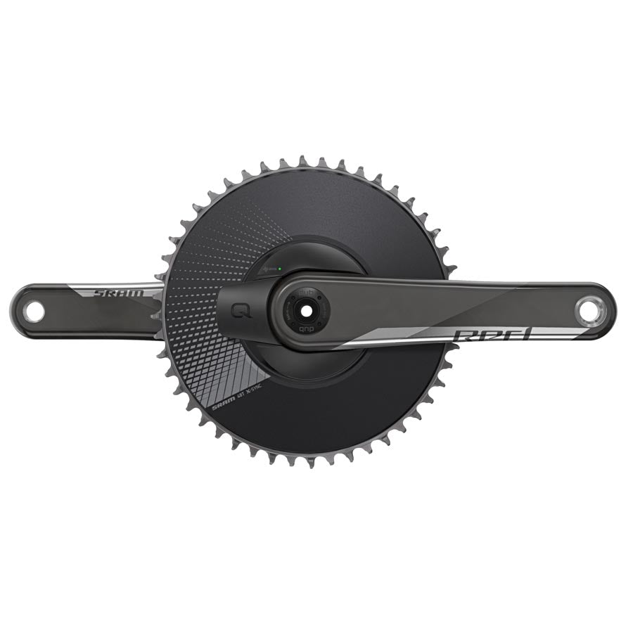 SRAM Red 1 AXS Quarq Power Meter Crankset Speed: 12 Spindle: 28.99mm BCD: Direct Mount 50 DUB 170mm Black Road