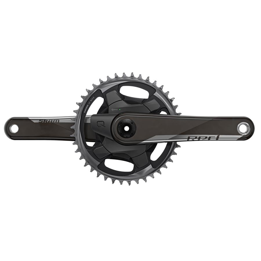 SRAM Red 1 AXS Quarq Power Meter Crankset Speed: 12 Spindle: 28.99mm BCD: Direct Mount 46 DUB 170mm Black Road