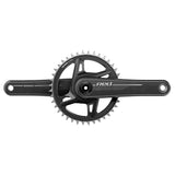 SRAM Red 1x XPLR E1 Crankset Speed: 12/13 Spindle: 28.99mm BCD: Direct Mount SRAM 8 Bolt 42 DUB 167.5mm Black Road Disc