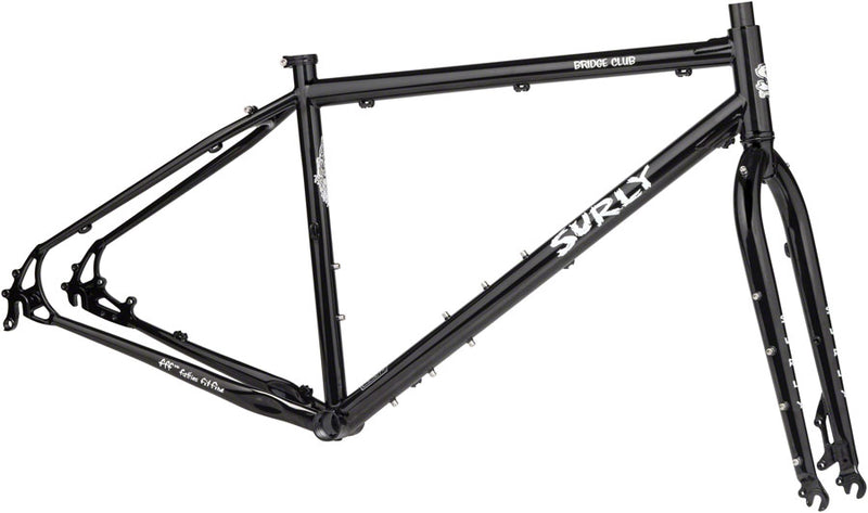 Surly Bridge Club Frameset - 27.5" Steel Trevor's Closet Black X-Large