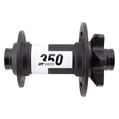 DT Swiss 350 Front Hub - 15 x 100mm 6-Bolt Black 28H