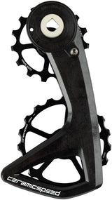CeramicSpeed OSPW RS Pulley Wheel System SRAM Force E1 Rival E1 AXS - Aluminum Pulley 5 Spoke Carbon Cage BLK