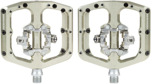 Renthal Revo-DHC Pedals - Dual Sided Clipless Platform Alloy 9/16" AluGold Shimano SPD