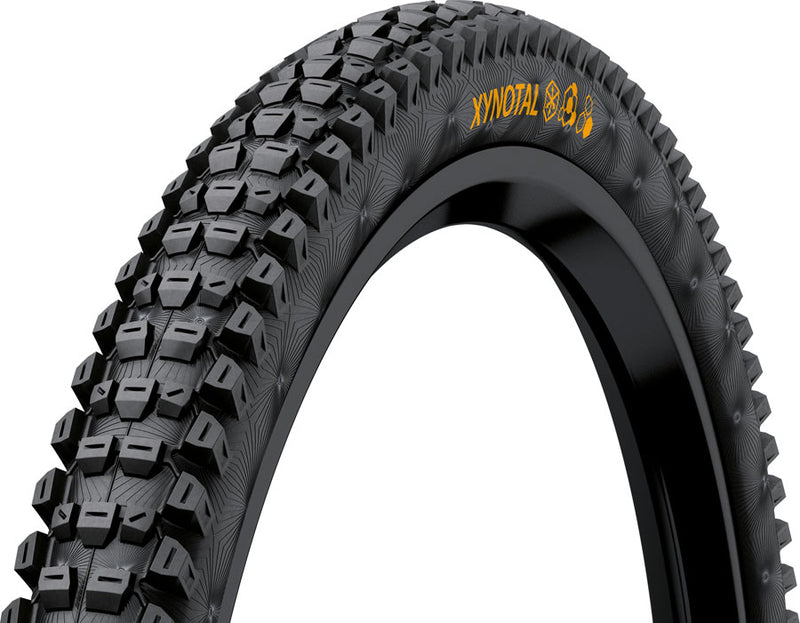 Continental Xynotal Tire - 27.5 x 2.40 Tubeless Folding BLK Soft Trail Casing E25