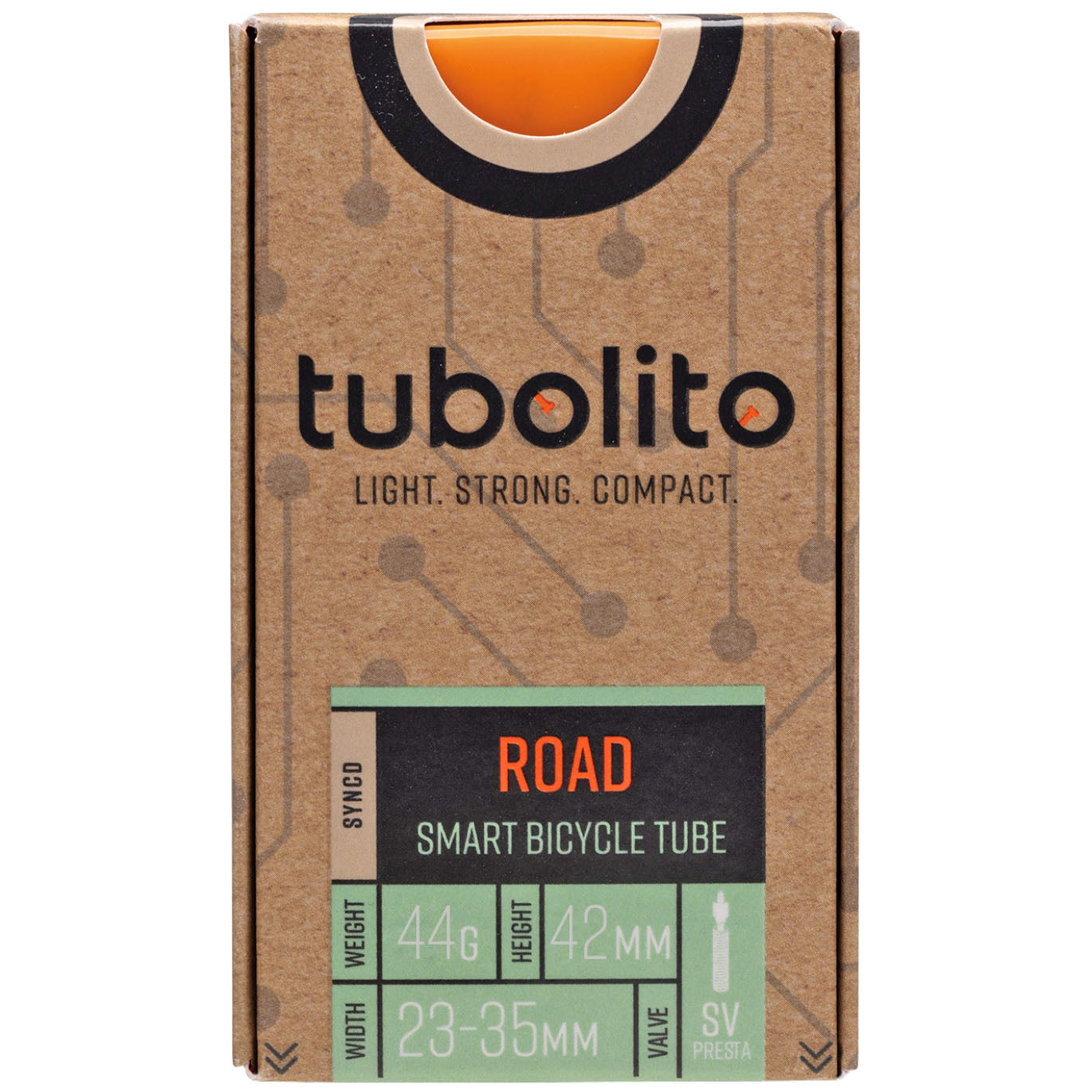 Tubolito Tubo Road TPU Syncd 700x23-35 PV 42mm Orange