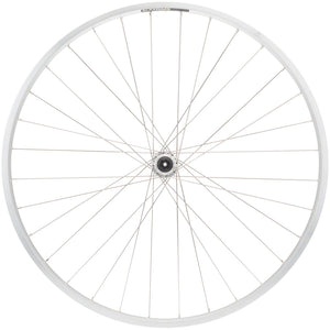 Quality Wheels Value Double Wall Series Rear Wheel - 700 QR x 130mm Rim Brake HG 10 Silver Clincher 32H
