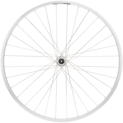 Quality Wheels Value Double Wall Series Rear Wheel - 700 QR x 130mm Rim Brake HG 10 Silver Clincher 32H