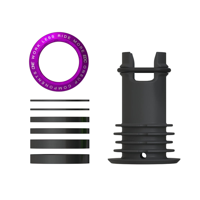 EDC Threaded Top Cap - Purple