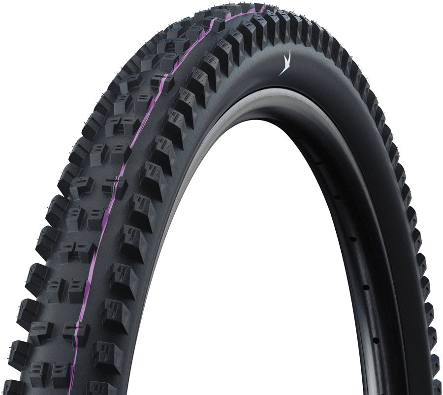 Schwalbe Tacky Chan Tire - 27.5 x 2.50 Tubeless Folding BLK Pro Trail Ultra Soft Radial E-50