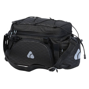 Axiom Oceanweave Icepack Trunk X19 Trunk Rear Rack Bag Velcro Straps 7.9x11.8x5.9` (Closed) 1135 c.i. Black