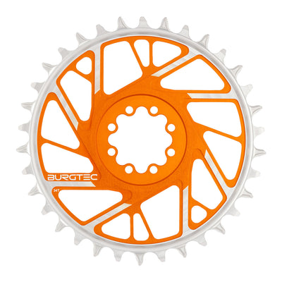 Burgtec 3mm Offset Thick Thin Chainring SRAM 8-Bolt 34T Org