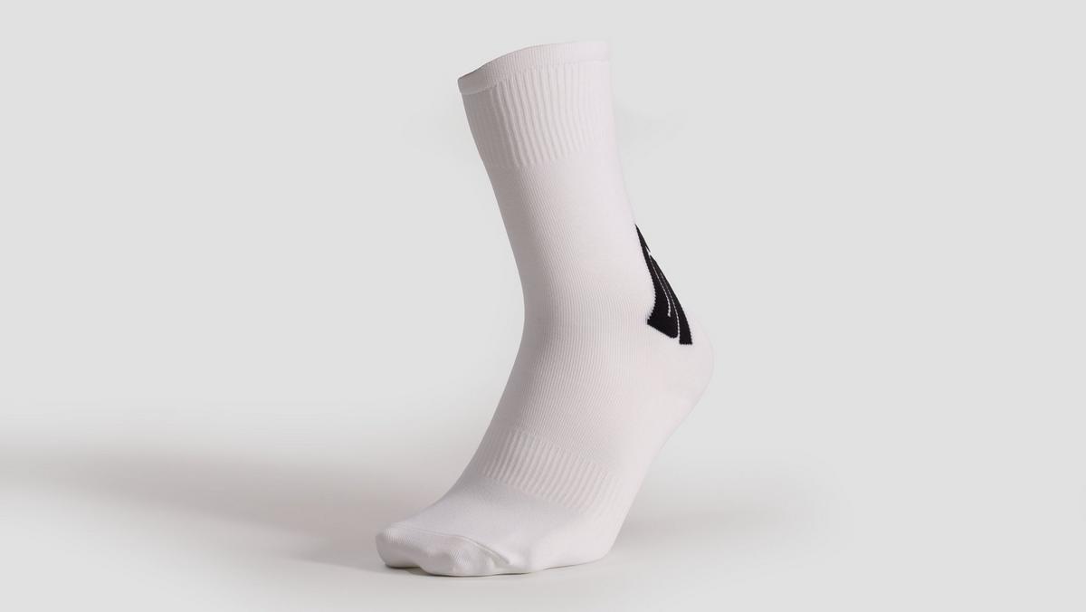 Supacaz SupaSox Twisted Sock - Black/White / S