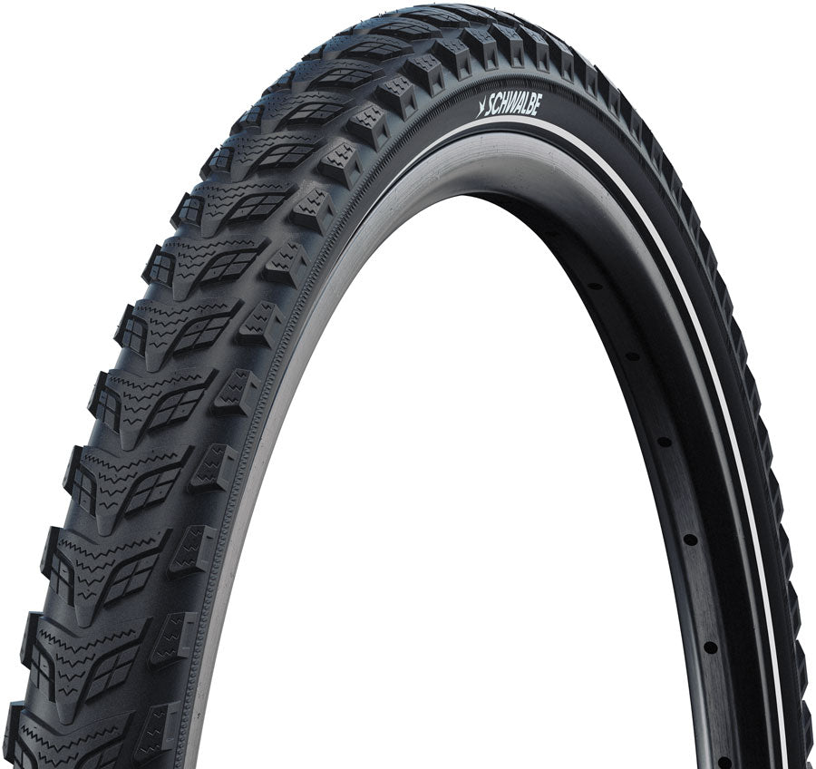 Schwalbe Marathon 365 Tire - 700 x 37 Clincher Wire BLK/Reflex Performance GreenGuard Addix 365 E-50
