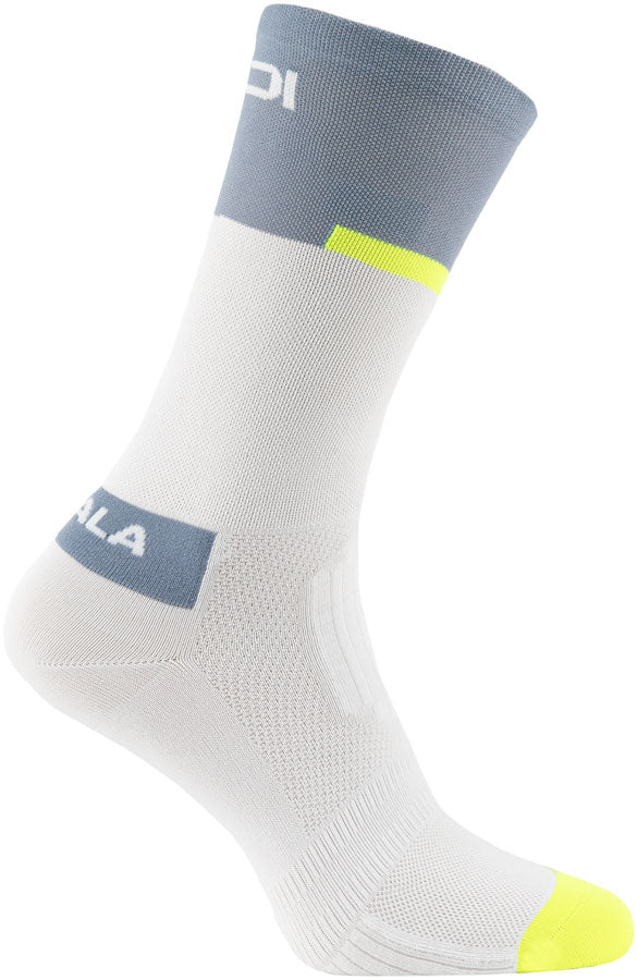SIDI Neo Socks - White/Grey 20cm Fits Sizes 40-43