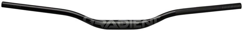 Full Speed Ahead Gradient Alloy Riser Handlebar - Aluminum 31.8mm Clamp 25mm Rise 800mm BLK B2