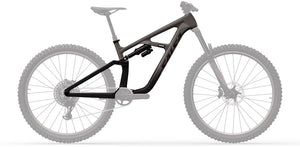 Salsa Blackthorn 145 C Frame - 29" Carbon Black / Graphite Gray Small