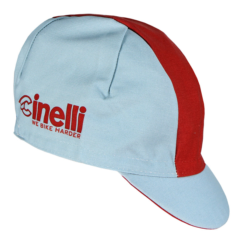 Cinelli Cycling CapWe Bike Harder Red Line