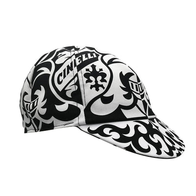 Cinelli Cycling Cap Pastori Art Crest Blk/Wht