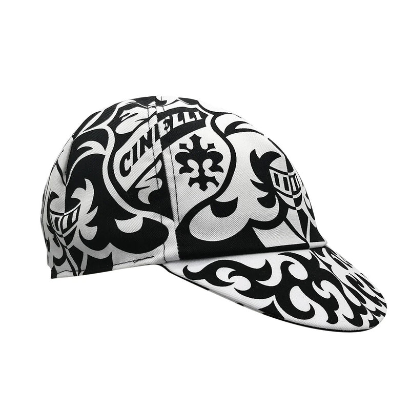 Cinelli Cycling Cap Pastori Art Crest Blk/Wht