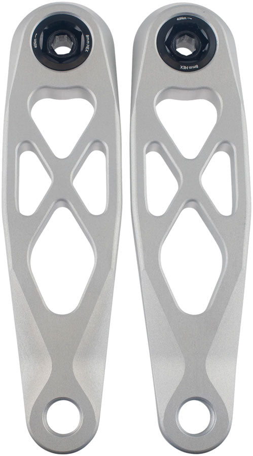 5DEV R-SPEC eBike Crankset - 155mm 7075-T651 Aerospace Aluminum For Bosch / TQ / 2025 Specialized Levo Gen 4 Raw