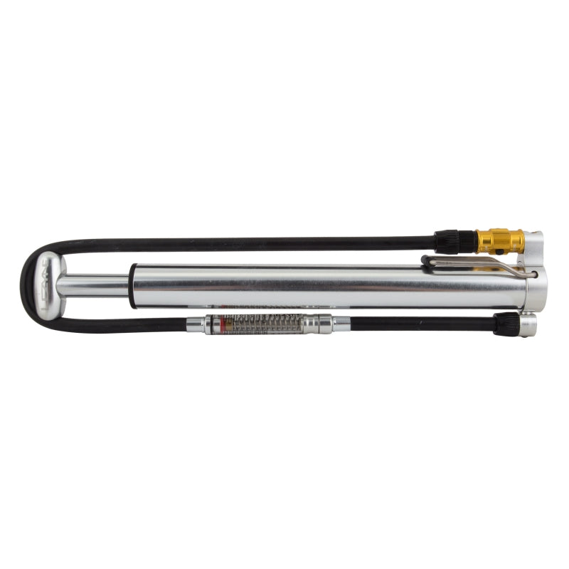 Lezyne Micro Floor Drive HVG Pump 90psi Silver With Gauge