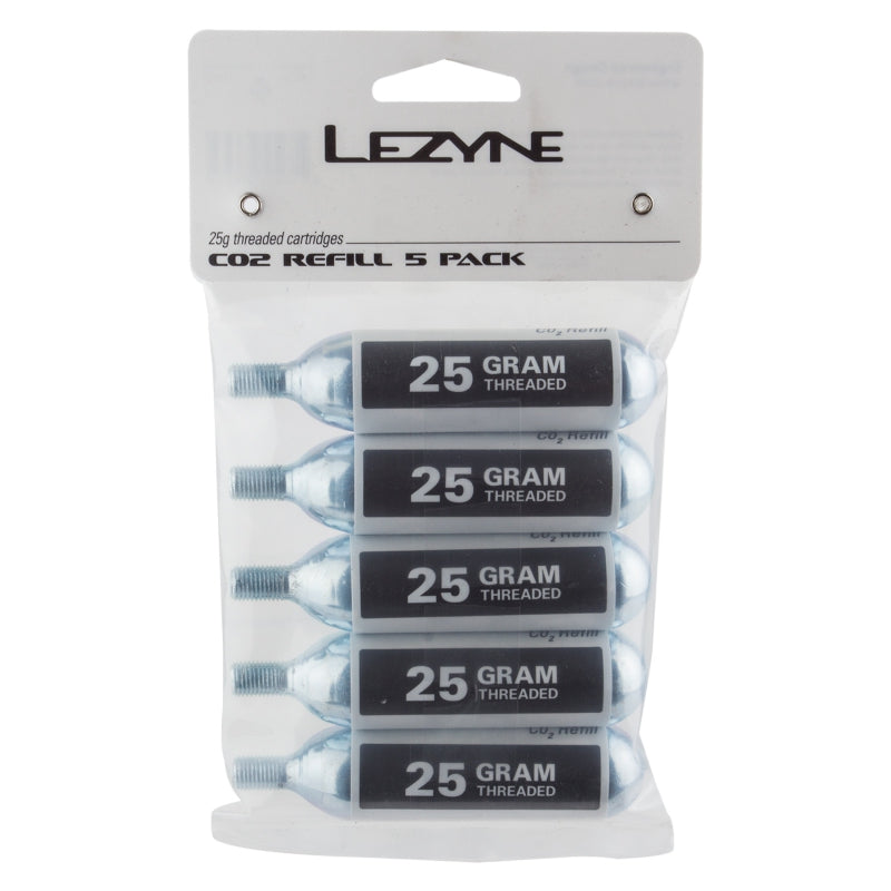 Lezyne 25g CO2 Cartridge Pack of 5
