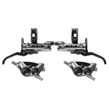 Shimano XTR M9220 Enduro Disc Brake Upgrade Kit - Right and Left BL-M9220 Levers Post Mount Front and Rear BR-M9220 4-Piston Calipers