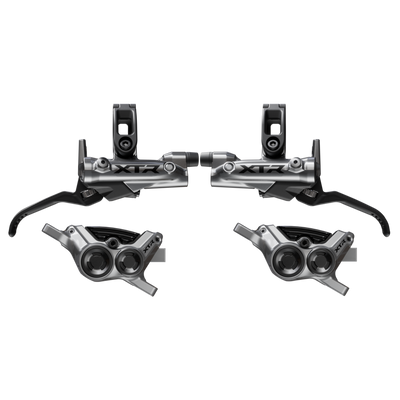 Shimano XTR M9220 Enduro Disc Brake Upgrade Kit - Right and Left BL-M9220 Levers Post Mount Front and Rear BR-M9220 4-Piston Calipers