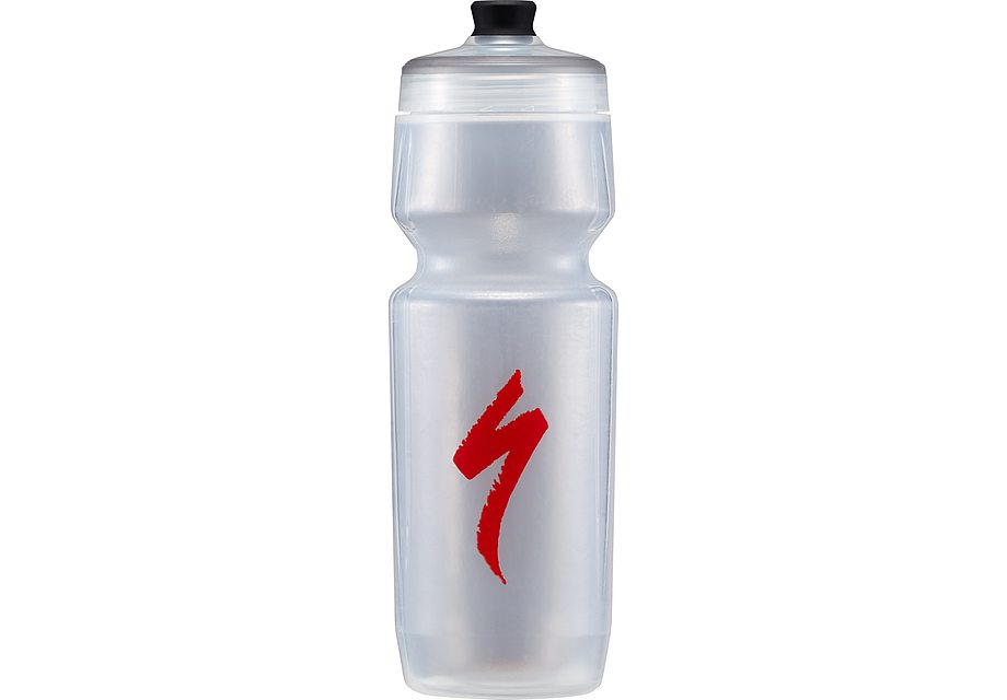 Specialized 23 Oz Purist Hydroflo Omni Bottle S-Logo Trans/Red 23 Oz