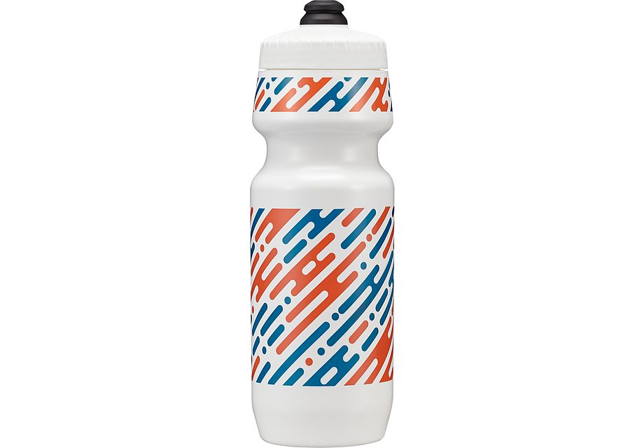 Specialized 24 oz bm mflo 2.0 bottle tripped white/orange/blue 24 oz