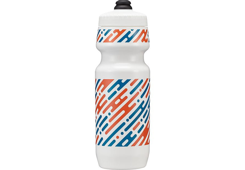 Specialized 24 oz bm mflo 2.0 bottle tripped white/orange/blue 24 oz