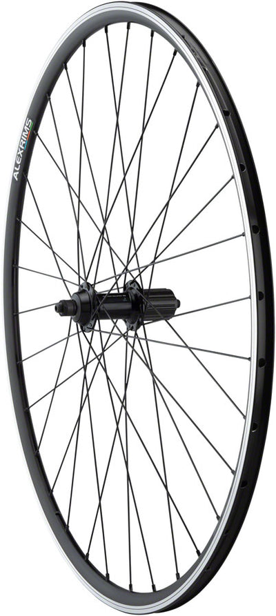 Quality Wheels Tiagra/DA22 Rear Wheel - 700 QR x 130mm Rim Brake HG 11 Road BLK Clincher 32H