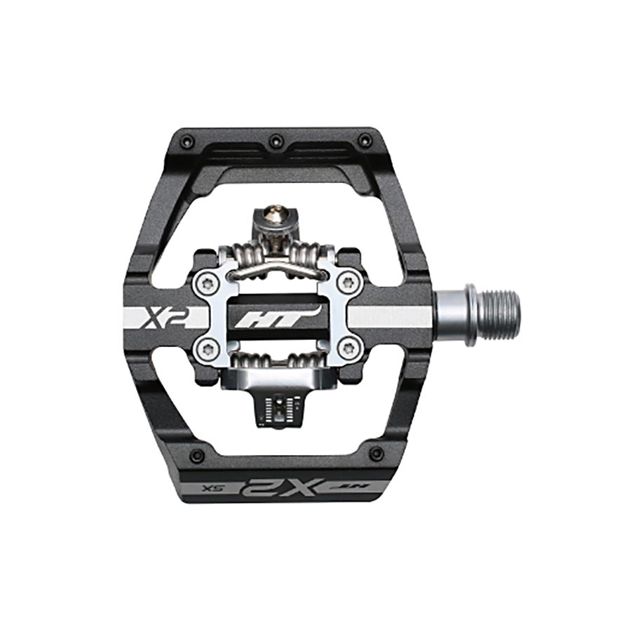 HT Components X2-SX BMX-SX Pedals Body: Aluminum Spindle: Cr-Mo 9/16 Black Pair
