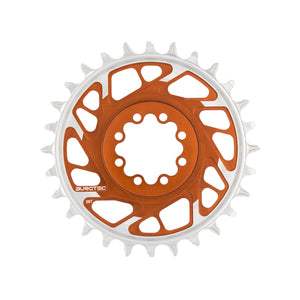 Burgtec 3mm Offset Thick Thin Chainring SRAM 8-Bolt 28T Brnz