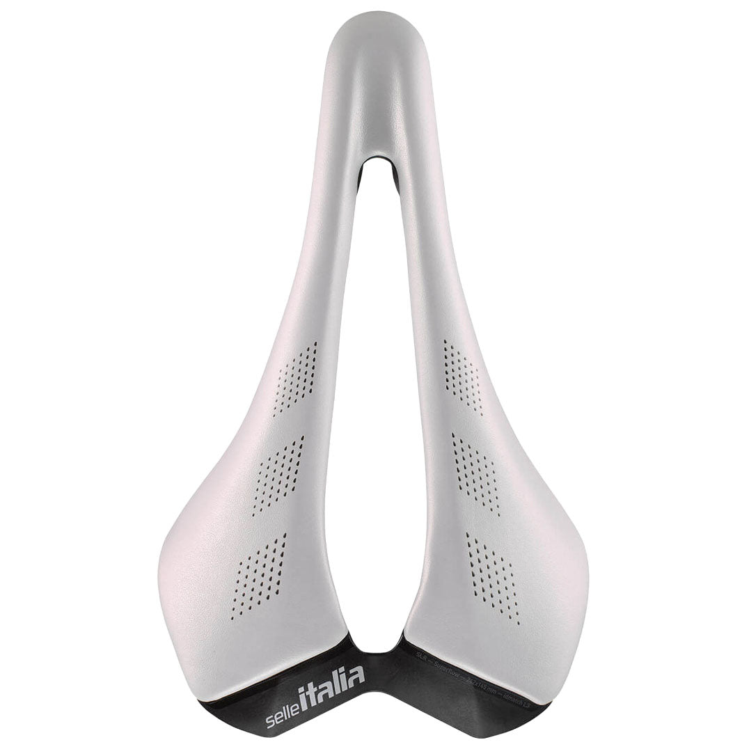 Selle Italia SLR Advan Opal S3 Steel Rails White