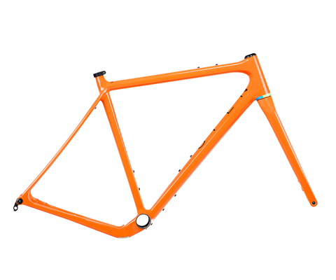 Open Cycle WI.DE 27.5"/ 29" / 700c Gravel Plus Flat Mount Frameset - Medium, Orange