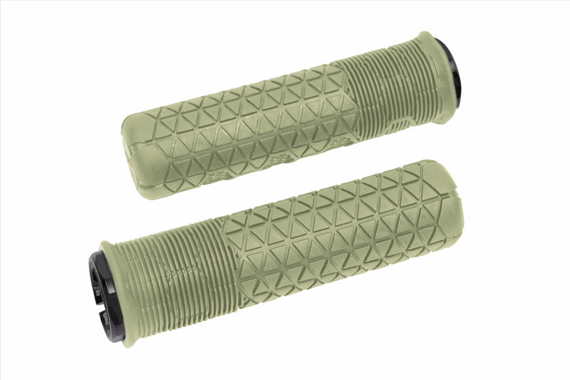 Fractal Lock-On Trail Grip - 34.5mm / Green