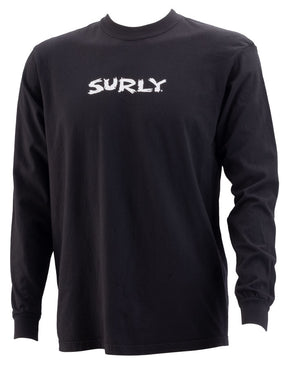Surly Scratchy Logo Long Sleeve T-Shirt - Unisex Black Small