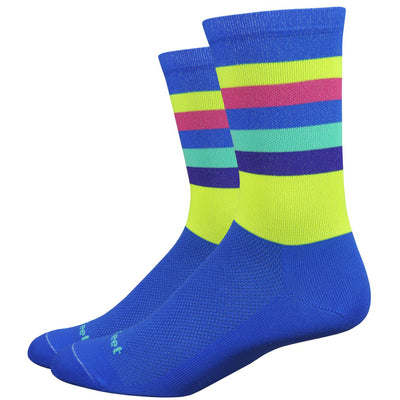 DeFeet Aireator 6" Maverick Socks 9.5-11.5 Blue