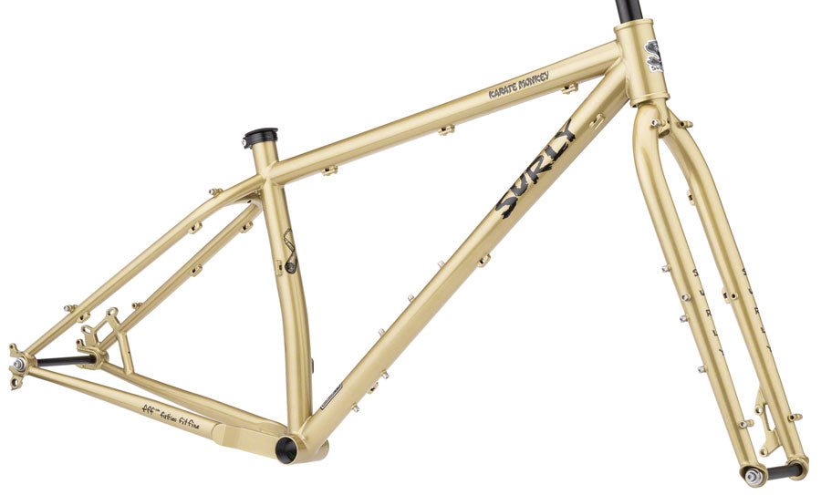 Surly Karate Monkey Frameset - 27.5" Steel Fool's Gold X-Large