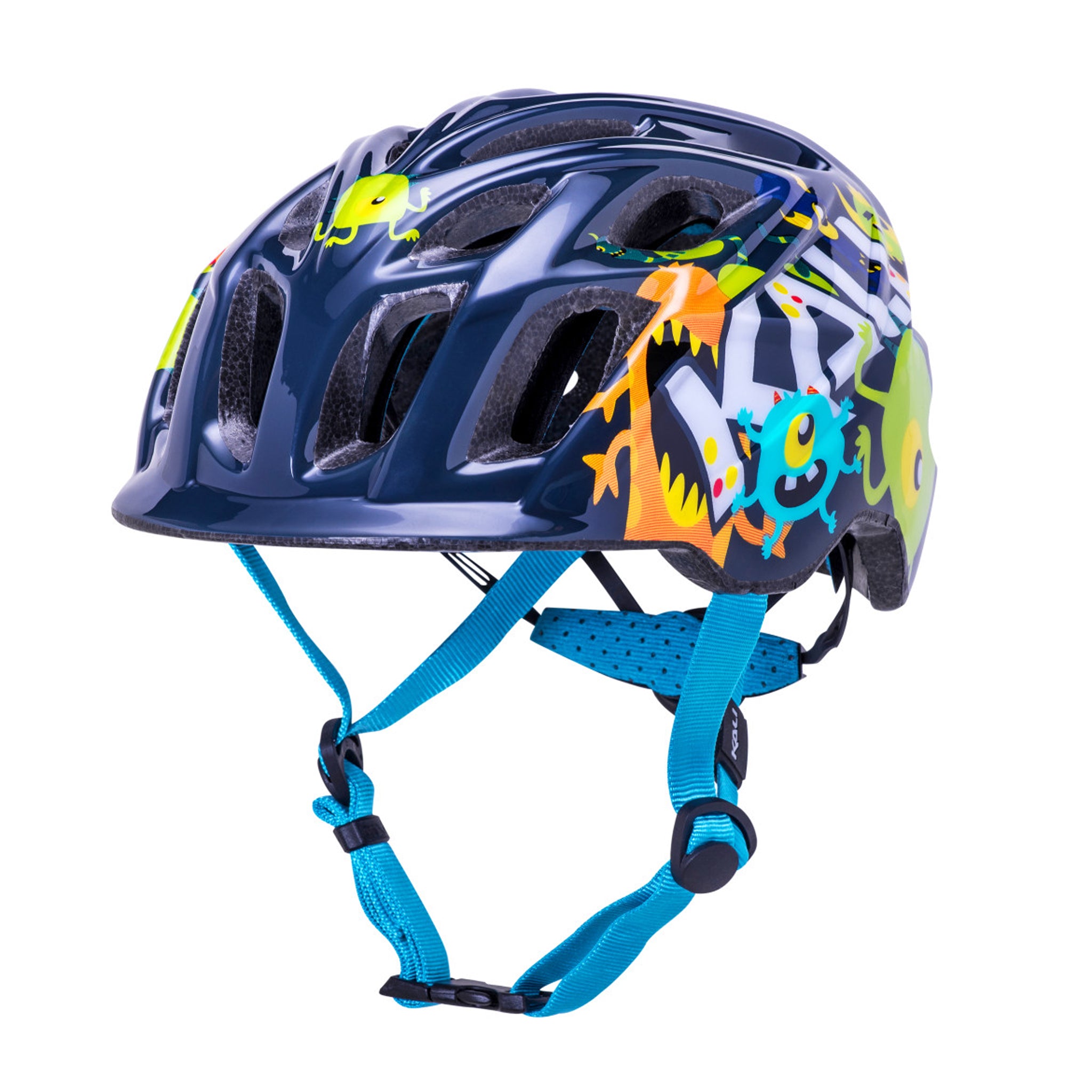 Kali Chakra Child Helmet Small Monsters Blue