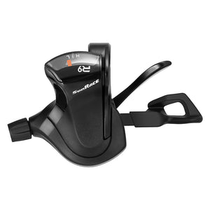 Sunrace DLR933 Flat Bar Trigger Shifter  Left 2sp 2 to 1 Blk 140g
