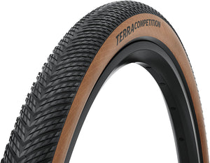 Continental Terra Competition Tire - 700 x 35 Tubeless Folding BLK/Transparent Grip Trail Casing E25