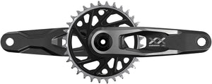 SRAM XX Downhill T-Type Crankset - 160mm 7-Speed 34t 3mm Offset Chainring Direct Mount 55mm Chainline DUB Wide Spindle BLK