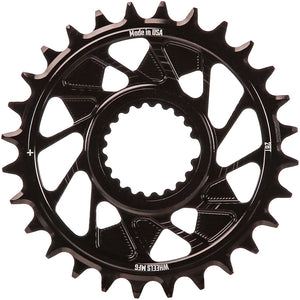 Wheels Manufacturing Direct Mount Chainring - 28t Shimano Direct Mount 1.5mm Outboard Offset HG+ Chain Compatible BLK