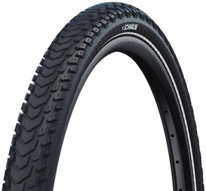 Schwalbe Marathon Mondial Tire - 650b x 57 / 27.5 x 2.25 Clincher Wire BLK/Reflex Perform RaceGuard DB Defense Addix Green E-50
