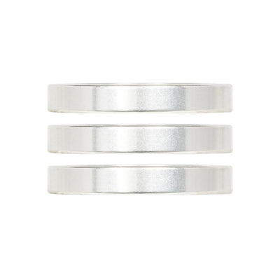 Industry Nine iRiX Headset Spacer 1-1/8'' Height: 5mm Aluminum Silver 3pcs